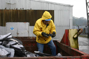 -On a trouvé les plus beaux fossiles dans...la poubelle à déchets ! (11-03-2006)