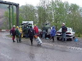 -Le groupe, sous la pluie (26-04-2003)