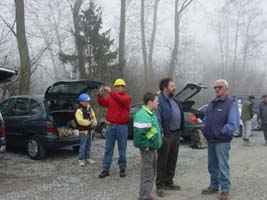 -Le groupe dans le brouillard du petit matin (27-03-2004) -Le groupe dans le brouillard du petit matin (27-03-2004)