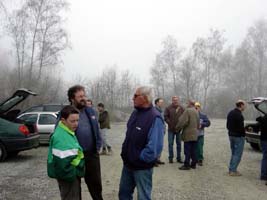 -Le groupe dans le brouillard du petit matin (27-03-2004)