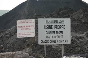 Carrière Lemay-Prudence, ordre, propreté, sécurité.... (21-05-2005)