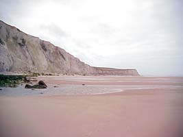 -chalk cliffs , view from the beach... (18-05-2002)