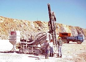 -hard rock drill for mine's holes (22-03-2003)