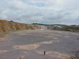 -the east rock face…facing to the north (04-08-2001)